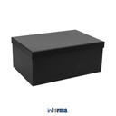 Informa - Informa 33.5x22.5x14 Cm Deco Kotak Kado Pita - Hitam