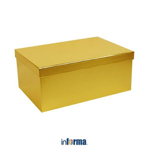 Informa - Informa 33.5 X 22.5 X 14 Cm Deco Kotak Kado - Gold