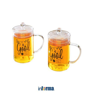 Informa - Appetite 700 Ml Set 2 Pcs Gelas Dengan Tutup Good Day