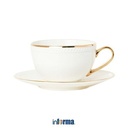 Informa - Appetite 250 Ml Cangkir & Saucer Appeal - Gold