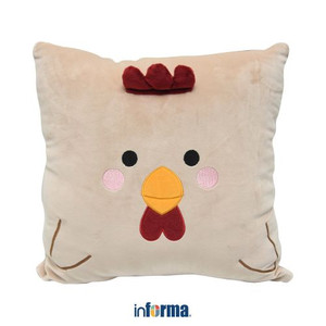 Informa - Informa 40x40 Cm Bantal Sofa Animal 3d Chicken