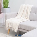 Informa - Informa 125x150 Cm Throw Eine Boucle Selimut - Putih Ivory