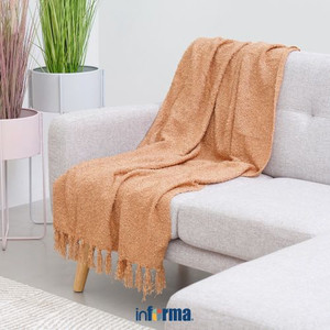 Informa - Informa 125x150 Cm Throw Eine Boucle Selimut - Cokelat