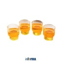 Informa - Appetite 310 Ml Set 4 Pcs Jim Gelas Kaca Gold Rim