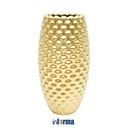 Informa - Informa 13x13x25 Cm Estelle Vas Keramik Sm - Gold