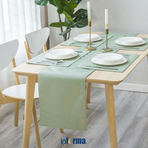 Informa - Informa Set 5 Pcs Table Runner Water Repellent - Hijau