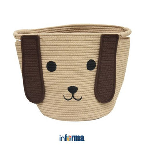 Informa - Informa 35 Cm Keranjang Penyimpanan Dog - Cokelat