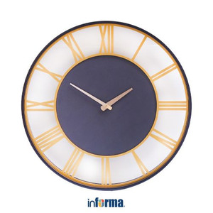 Informa - Informa 60 Cm Jam Dinding Kayu R1 - Hitam