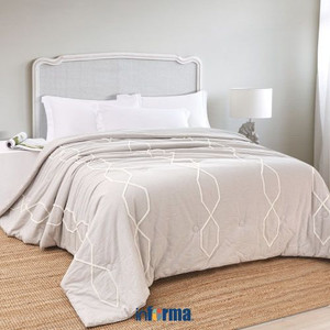 Informa - Linotela 210x210 Cm Bed Cover Katun Terry Embroidery Rail