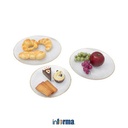 Informa - Apettite Set 3 Pcs Rosie Piring Saji Kaca Dengan Gold Rim