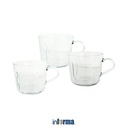 Informa - Appetite 430 Ml Set 3 Pcs Gelas Kaca Coffee & Tea