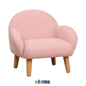 Informa - Informa Darla Scandi Sofa Anak 1 Dudukan Teddy - Pink