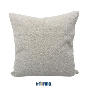 Informa - Informa 55x55 Cm Sarung Bantal Sofa Natural Boucle - Ivory