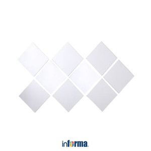 Informa - Informa 20x20 Cm Set Cermin Dinding Dekorasi Square J55