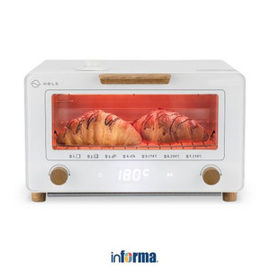 Informa - Kels 10 Ltr Mini Steam Oven Toaster - Putih