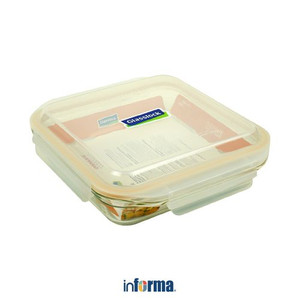 Informa - Glasslock 2.1 Ltr Oven Bakeware Wadah Makanan - Orange