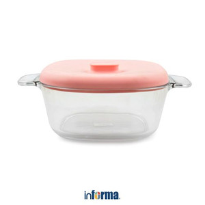 Informa - Glasslock Mangkuk Saji Mie - Pink