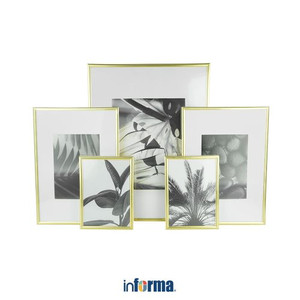 Informa - Bingkai Foto Set Of 5 Pcs Cpf58 - Gold