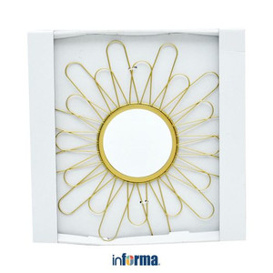 Informa - Hiasan Dinding 40x40x1.5 Cm Calla Km46 - Gold