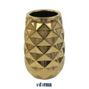 Informa - Vas Keramik 20 Cm Origami 01ks - Gold