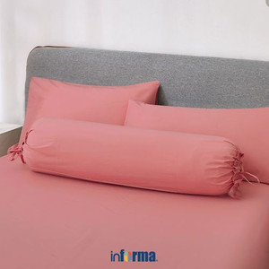 Informa - Linotela 50X75 Cm Sarung Bantal - Pink Ash Rose