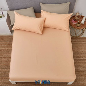 Informa - Linotela 160X200 Cm Seprai Queen Fitted Sheet - Soft Orange