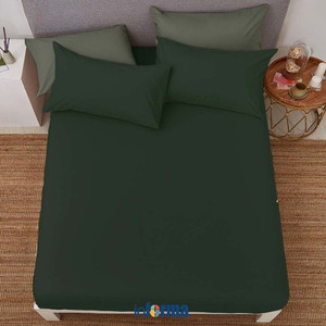 Informa - Linotela 200X200 Cm Seprai Fitted Sheet - Hijau Myrtle