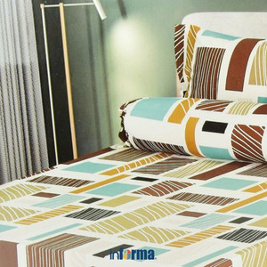 Informa - Linotela 200X200 Cm Set 5 Pcs Seprai Super King Katun Tiana