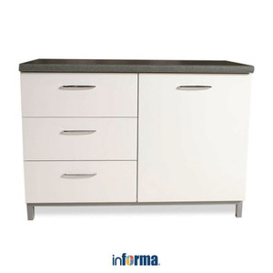 Informa - Denver 2 Kabinet Dapur 120x60x85 Cm - Putih