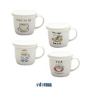 Informa - Appetite 450 Ml Set 4 Pcs Mug Tea Series