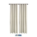 Informa - Gorden Blackout 135x250 Cm Set 2 Pcs Coat Linen - Krem Ivory