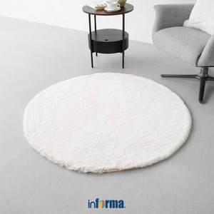 Informa - Karpet 120 Cm Frosty Faux Fur - Krem