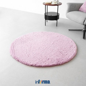 Informa - Karpet 120 Cm Frosty Faux Fur - Ungu