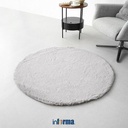 Informa - Karpet 120 Cm Frosty Faux Fur - Abu-Abu