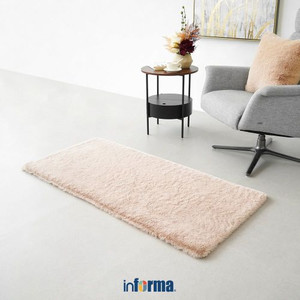 Informa - Karpet 70x150 Cm Frosty Faux Fur - Cokelat