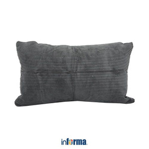 Informa - Informa 30x50 Cm Sarung Bantal Sofa Cdr - Abu-Abu Tua