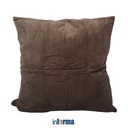 Informa - Informa 55x55 Cm Sarung Bantal Sofa Cdr - Cokelat Tua