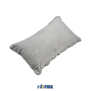 Informa - Sarung Bantal Sofa 30x50 Cm Velvet Smoke - Abu-Abu