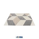 Informa - Informa 160x220 Cm Karpet Twist 822 - Abu-Abu Ivory