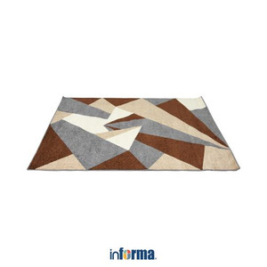 Informa - Informa 120x170 Cm Karpet Twist 823 - Abu-Abu