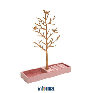 Informa - Tempat Perhiasan Tree 25x8x33 Cm - Pink