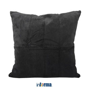 Informa - Informa 55x55 Cm Sarung Bantal Sofa Cdr - Abu-Abu Tua