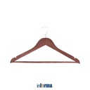 Informa - Set Hanger Kayu 8 Pcs - Cokelat Kayu