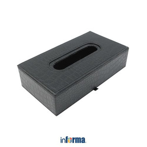 Informa - Tempat Tisu Kulit 3119s - Hitam