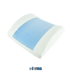 Informa - Bantal Punggung Gel Back Support 38x35x12 Cm - Putih