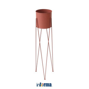 Informa - Pot Tanaman Dengan Stand 90.5 Cm - Terracotta