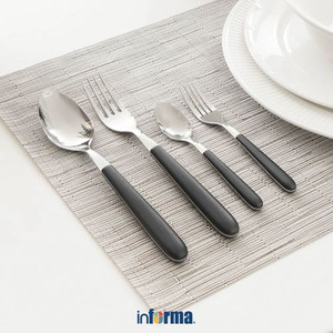 Informa - Appetite Set 16 Pcs Alat Makan Classical - Hitam