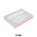 Informa - Tempat Perhiasan 4 Kompartemen Stackable - Pink