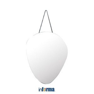 Informa - Cermin Dinding 2 Model J62 30x0.4x37 Cm - Silver