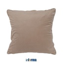 Informa - Sarung Bantal Sofa 55x55 Cm Velvet Portabella - Cokelat